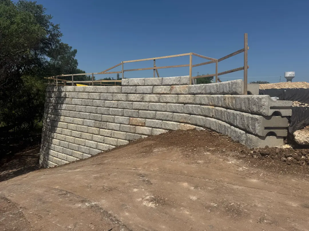 New Braunfels High School — Ready Rock Wall — Austin Block Company, New Braunfels, TX