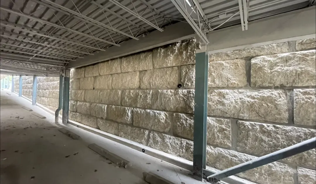 Parking Garage Stone Facade — Austin Block Company, Round Rock, TX