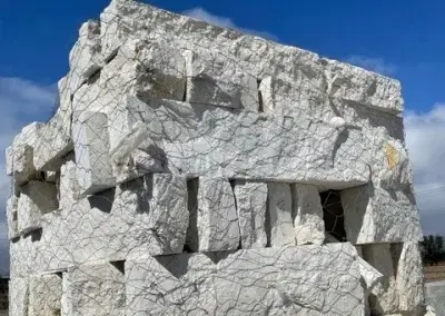 White Chopped Stone