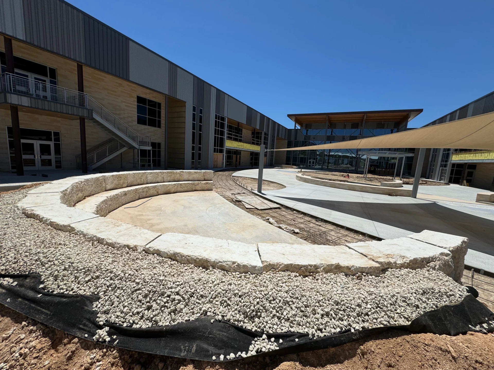 Austin School Yard Seating — Austin Block Company, Austin, TX