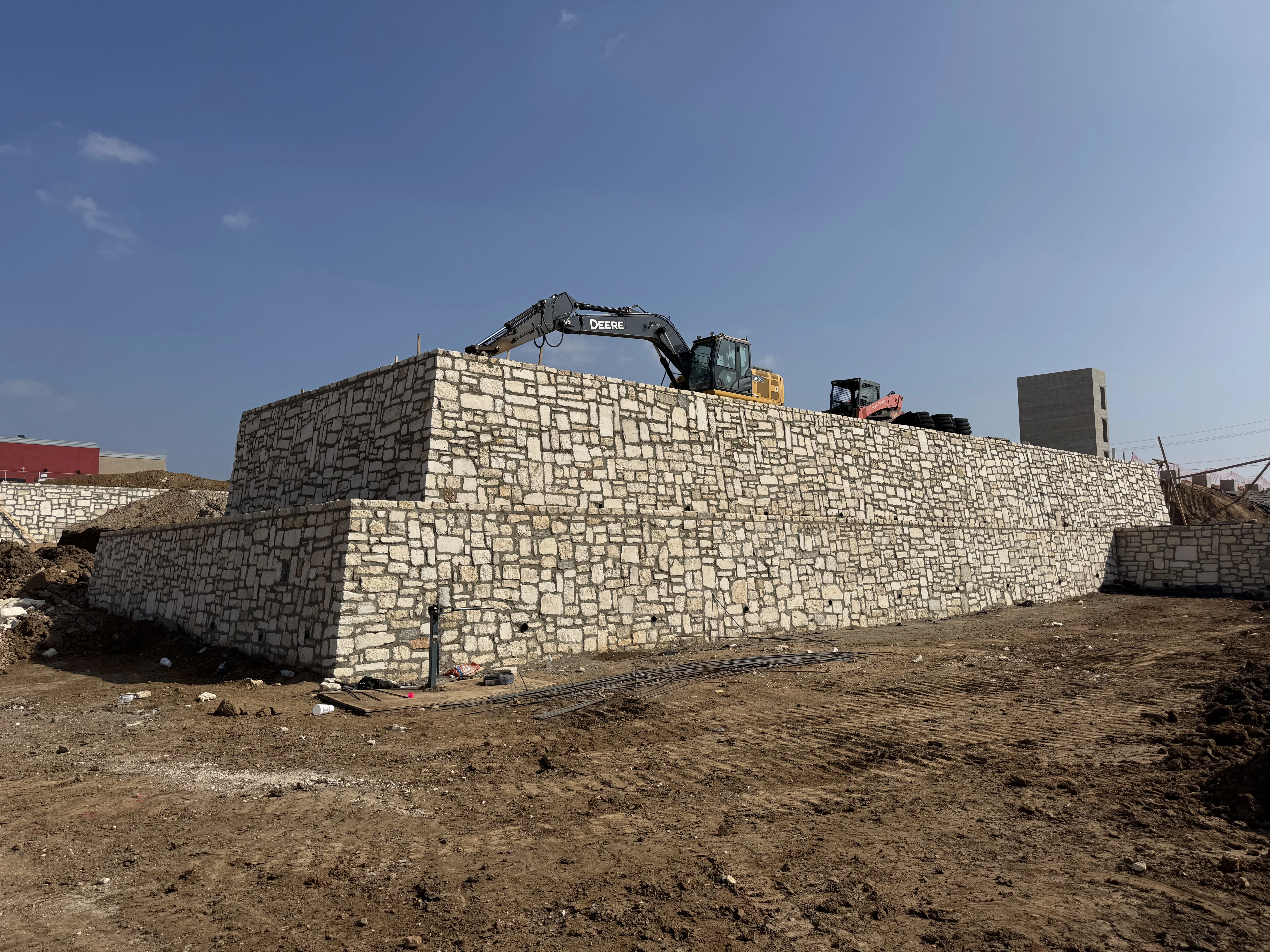 Bastrop Pond Walls — Austin Block Company, Bastrop, TX