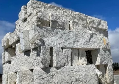 White Chopped Stone